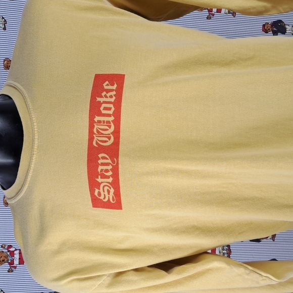 Meek Mill Millidelphia 1987 biker graphic beige & red long-sleeved Lg t-shirt - Picture 2 of 7